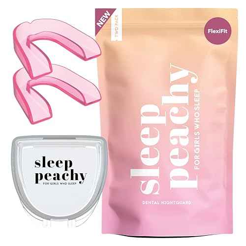 FlexiFit Night Guard for Women - Pack of 2 Mouth Guards for Teeth Grinding, Clenching and Bruxism (Pink)