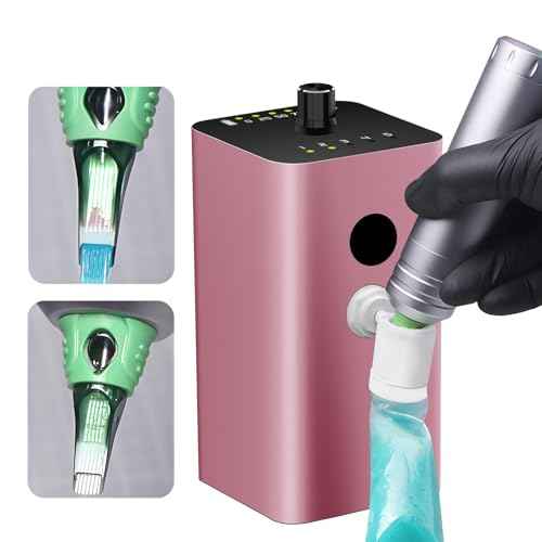 Tattoo Needle Cleaner Ink Washer,Automatic Sensing,Tattoo Cartridge Needles Cleaning Machine,Rinse Tattoo Needle Cartridges Ink,Tattoo Supplies,Suitable for Tattoo Beginners and Artists (PINK)