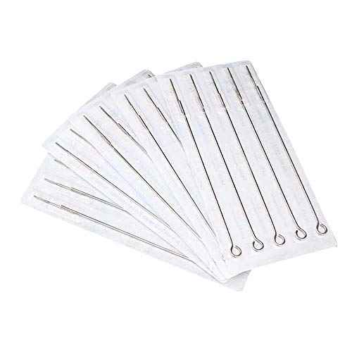 50PCS Disposable 14RL Stainless Steel Tattoo Needles Round Liner for Tattoo Machine Supplies