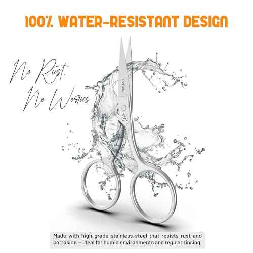 The Cut Factory¢ç Precision Facial Hair Scissor ? Premium Stainless Steel Grooming Tool for Eyebrows, Mustache & Beard ? One Tool, All Power ? No Fillers, Just Luxury