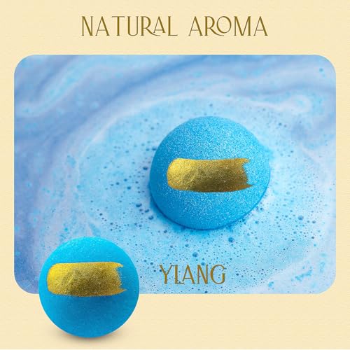 GETT Bath Bombs Gift Set,12pcs Individually Wrapped Natural & Moisturizing Bath Bombs for Women,Men & Kids, Relaxing Bubble Bath, Handmade Birthday Gift for Wife & Mom, Luxury Organic Bath Essentials