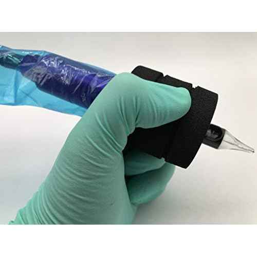 Tattoo Triple Foam Grip Cover, Compatible with Any 1-inch Tube, 1.85 Inch, 20 pcs Black