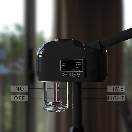 Facial Steamer, Professional Facial Steamer with Hot Mist for Esthetician, Facial Steamers Home Facial Spa, Face Steamer for Facial Deep Cleaning ? Professional Home Facial Spa Steamer with Hot Mist.