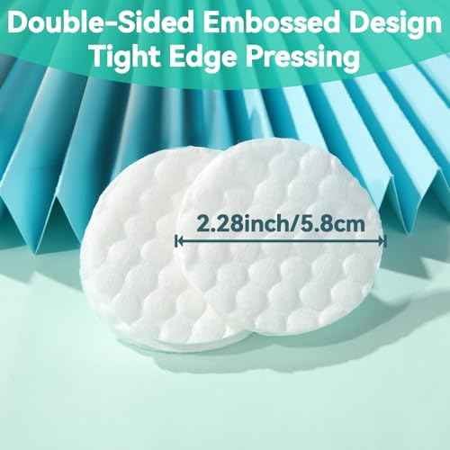 300PCS Cotton Rounds - Cotton Pads Face Pads Makeup Remover Round for Face, Eye, Makeup, Remover,Cleansing, Exfoliating