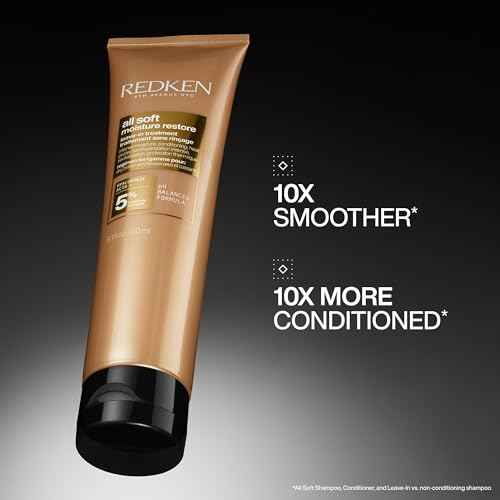 Redken All Soft Moisture Restore Leave-In Treatment For Dry, Brittle Hair - Hair Treatment For Humidity, Heat and Frizz Protection