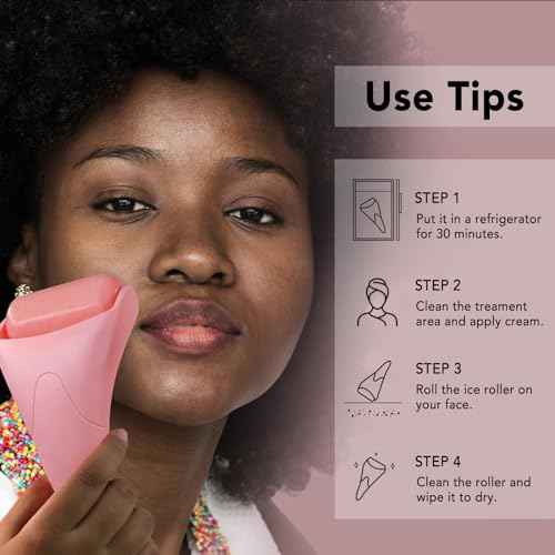 huefull Ice Roller for Face Women, Skin Care Set & Ice Face Roller£¬Self Care Gifts for Women,Reduces Puffiness and Wrinkle, Facial Massager Tool & Spa Pink Gifts