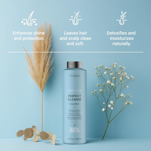 LAKM? Teknia Perfect Cleanse Shampoo, Clarifying Shampoo for Build Up, Deep Clean for Scalp and Hair