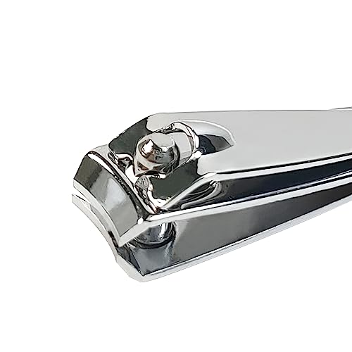 120 Pieces Nail Clipper Set Flat Toenail Clippers Stainless Steel Fingernails Manicure Pedicure Sturdy Silver Small Trimmer Portable Bulk for Men Women Homeless Care Package Supplies