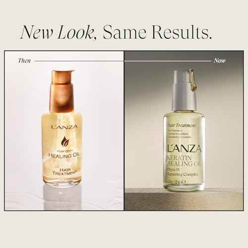 L'ANZA Keratin Healing Hair Oil Treatment, Keratin Infused Treatment, Hair Oil For Damaged Locks, Cruelty Free Healing Ingredients Repairs, Strengthens with UV Protection, New Bottle