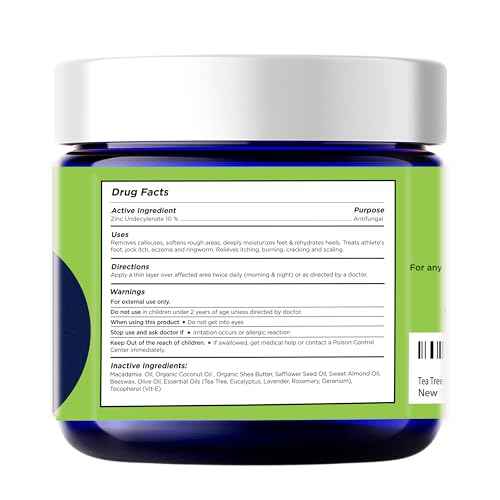 FOOT CURE Tea Tree Oil Balm ? Moisturizer for Dry Cracked Feet ? Instantly Hydrates & Soothes Irritated Skin & Athlete's Foot ? Best Care for Women and Men (Pack of 1)