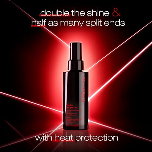 shu uemura art of hair Ashita Supreme Smoothing Serum - Adds Shine, Reduces Frizz, Strengthens Strands, Prevents Breakage, For All Hair Types, 3 Fl Oz