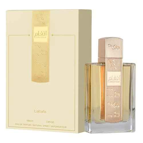 Lattafa Angham - Citrus, Lavender, Musk, Amber, Vanilla - Eau de Parfum Long-Lasting Fragrance for Unisex, 3.40 Ounce / 100 ml