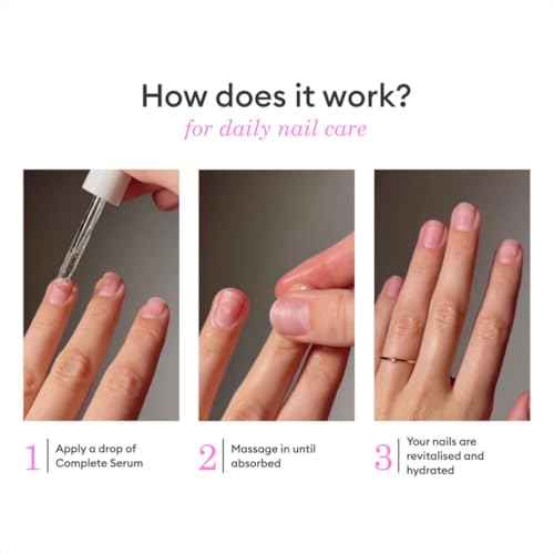 Manucurist - Complete Serum, Care for Damaged Nails and Cuticles, Hydrates and Regenerates Nails which Break Easily, Non-Greasy Gel Texture, Up to 86.5% Bio-sourced, Made in France, 0.5 fl oz