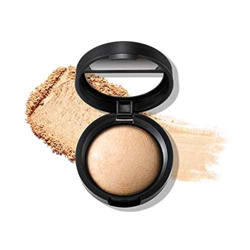 LAURA GELLER NEW YORK Baked Natural Glow Highlighter Radiance Enhancing Makeup, French Vanilla