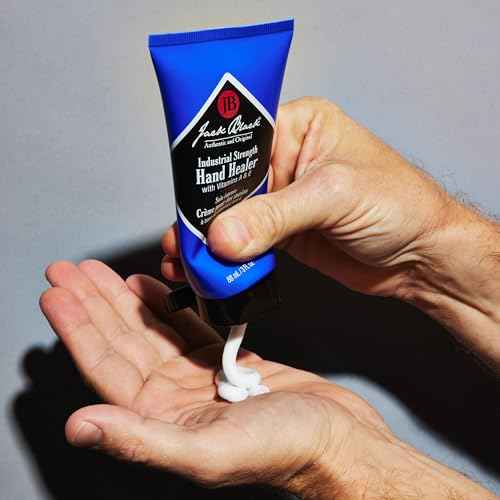 Jack Black Industrial Strength Hand Healer for Men & Women ? Hand Cream for Dry Hands, Vitamins A & E, Lightweight Moisturizer