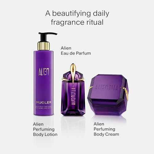 Mugler Alien Body Lotion - Floral & Woody - Womens Scented Lotion - With Jasmine, Wood, and Amber - 6.7 Fl Oz