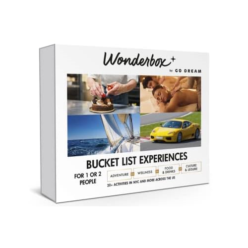 Wonderbox - Original Gift Idea - Experience Gift - Bucket List Experiences - 1 Activity to Choose from a Selection: Ferrari Driving, Dolphin Watching, Speedboat, Airboat for Gators Watching...