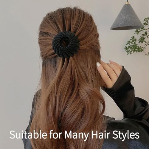 3PCS Bird Nest Magic Hair Clip,Birds Nest Hair Clips for Women,Hair Bun Maker Ponytail Holders for Thick Thin Hair