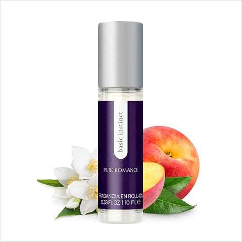 Pure Romance - Basic Instinct Roll On Perfume (0.35 fl oz) - Perfumes for Women or Men - Personal Scent - Long-Lasting - Travel Size - Wellness & Self Care