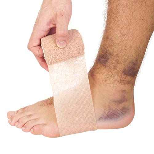 16Pcs Disposable Cohesive Tattoo Grip Cover Wrap, Self Grip Roll Elastic Bandage Handle Grip Tube