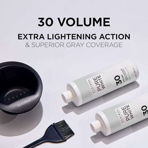 Clairol Professional Pure White 30 Volume Hair Developers for Lightening & Gray Coverage