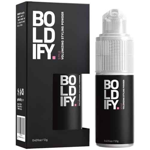 BOLDIFY Hair Texture Powder and Volumizer - Styling for Thinning Hair - Volumizing Powder for Women & Men - Travel Size
