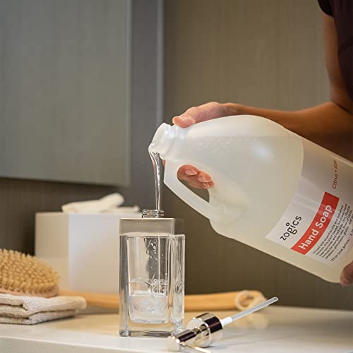 Zogics Hand Soap, Citrus + Aloe Scented Hand Soap (4 Gallons/Case)