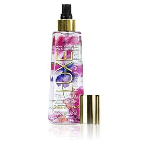 Luxe Perfumery Pura Vida Moisturizing Body Mist, Cassis/Orchid, 8 Fl Oz, pink, (38949981203-Parent)