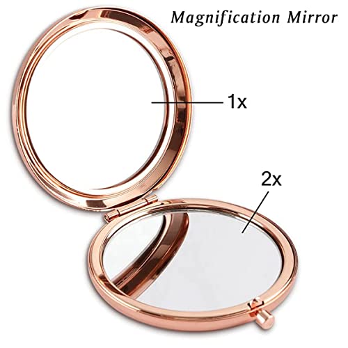 Stocking Stuffers for Women Girls, Christmas Birthday Gifts for Adult Teen Kid, Personalized Compact Mirror for Friends Sister Daughter Wife Mom Niece Granddaughter Grandma Aunt
