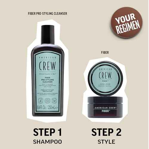 American Crew Men's Hair Fiber, Like Hair Gel with High Hold & Low Shine, 3 oz