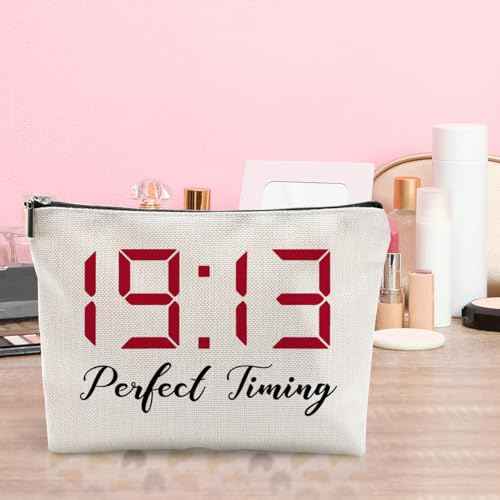 LONGXIN Greek Sorority Gift Paraphernalia Gifts for Women Make up Bag Delta Cosmetic Bag Sorority Gift Makeup Zipper Pouch Bag