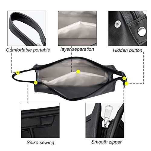 Travel Case for Dyson Airwrap Styler/Shark Flexstyle, Portable Carrying Case for Dyson Supersonic Hair Dryer, Waterproof Anti-scratch Dustproof Shockproof Protection Organizer Travel Storage