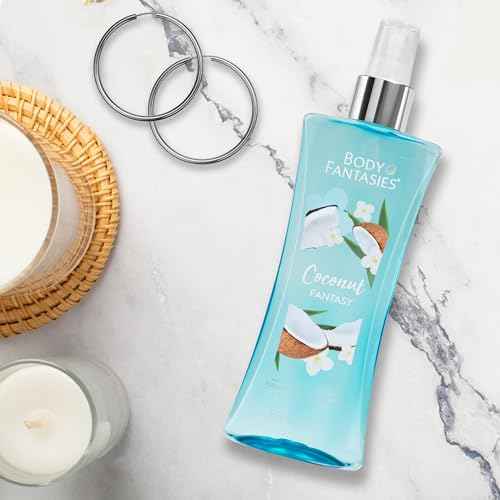 Body Fantasies Signature Fragrance Body Spray, Coconut Fantasy, 8 fl oz