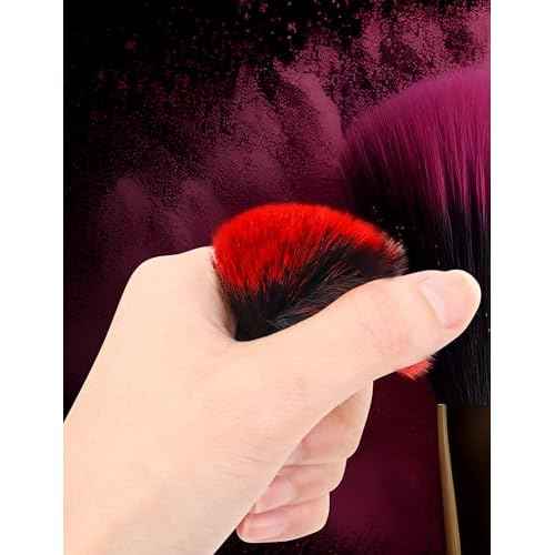 Electric Makeup Brush 10 Gears Rechargeable Multifunctional Blush Brush for Contouring, Highlight and Airbrush