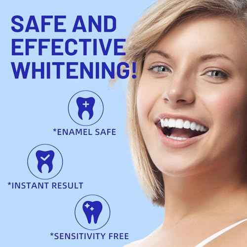 Teeth Whitening Strips ? Professional Dentist Approved, Gum-Safe Formula, 28 Non-Slip Strips Kit, 14 Treatment, Pain-Free Express Whitening in 30 Min, Easy to Use for Bright Smile