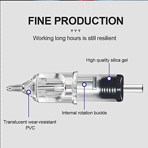 Yuelong 80pcs Cartridge Needles Disposable Sterilized Needle Cartridges Round Liner Shader Assorted Size 1005 1007 1009RL 1205 1207RS 1205 1207M1 1209M1
