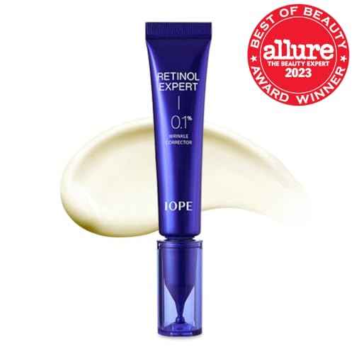 IOPE Retinol Expert 0.1% - Anti-Aging Serum with Pure Retinol, Reduce Wrinkles & Fine Lines, Pore Refining, Ideal for Retinol-Experienced User, Dermatologist Tested Korean Skincare, 1.01 fl.oz.