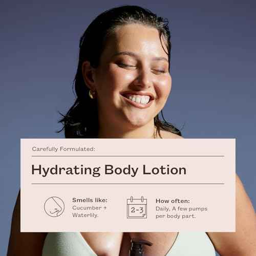 frank body Hydrating Body Lotion | Hydrates, Soothes & Moisturizes Dry Skin | Hyaluronic Acid, Aloe Vera & Glycerin | Lightweight | Cucumber & Waterlily Scent | Vegan & Cruelty Free | 250ml