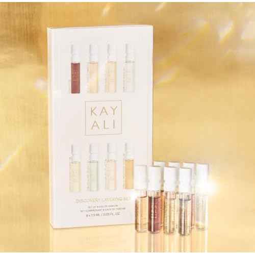 Huda KAYALI Beauty Discovery Perfume Layering Gift Set of 8 Eau De Parfum Samplers (8 x 1.5 mL)