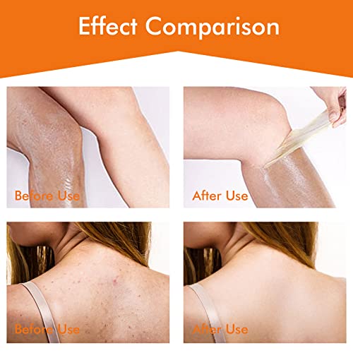 Peel Off Face Mask Vitamin C Peel Off Masks, Blackhead Mask Orange Peeling Lotion Gentle Exfoliating Blackhead Remover Poreless Deep Cleanse Purifying Hand Masks for Face Arms Neck Gifts 3.4 FLOZ