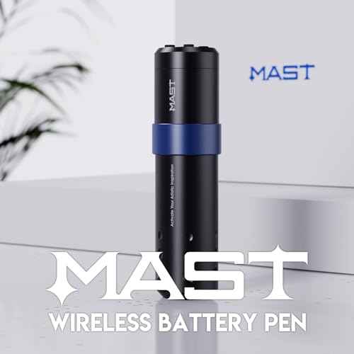 Mast Tattoo Kit, A3 Wireless Tattoo Gun Machine Kit, Complete Tattoo Kit, Finger Skate Practice Skin for Beginner, Tattoo Needles Cartridges