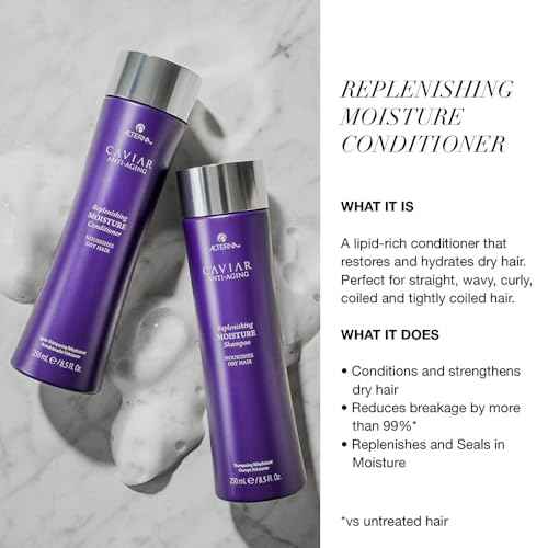 Alterna Caviar Anti-Aging Replenishing Moisture Shampoo/ Conditioner, 8.5 fl. oz.