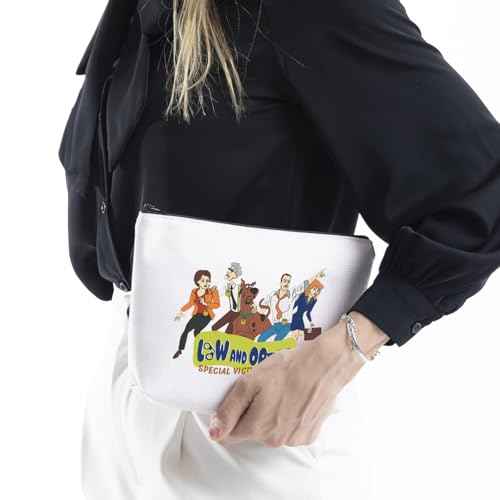 WCGXKO Law Detective Gift TV Series Fans Gift Makeup Bag Detective Team Merch