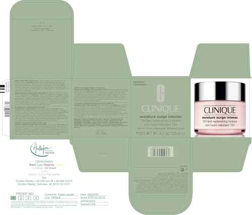 Clinique Moisture Surge Intense 72H Lipid-Replenishing Hydrator Face Moisturizer With Aloe Water + Cica | Hydrating + Moisturizing, 4.2 Fl Oz