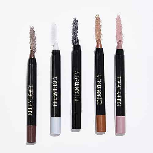 ELLEN TRACY Eyeshadow and Liner Stick Collection | 5 Piece Set | Smudge Proof, Blendable, and Long Lasting| Enhance Your Eyes with Vibrant Colors and Precise Definition
