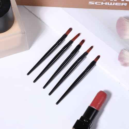 120Pcs Disposable Lip Brushes for Lipstick Brush Applicator Lip Applicators Lips Makeup Brushes for Concealer Eye Shadow Eyebrow Foundation Blending Cosmetic Tool