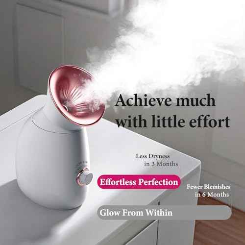 Colorfarm Facial Steamer Nano Ionic: Large 3-in-1 Face Steamer Deep Cleaning Unclogs Pores - Humidifier Towel Steamer Hot Mist Home Sauna Spa for Women Men Sinuses Moisturizing