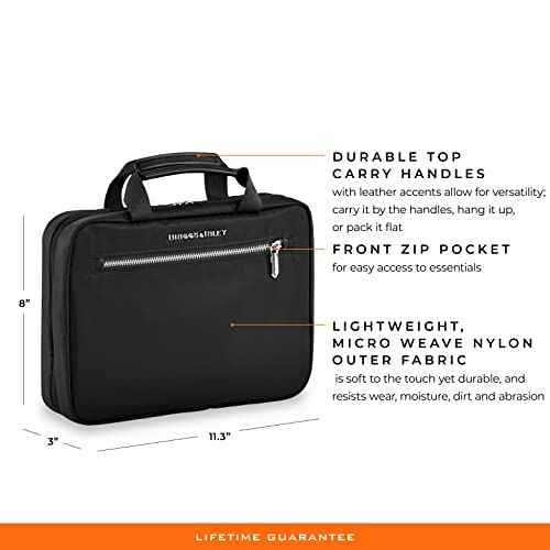 Briggs and Riley Rhapsody Hanging Toiletry Kit with Organization
