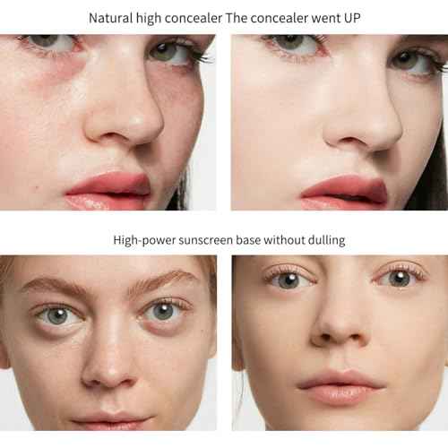 CC Cream With SPF 50 - Full Coverage Foundation, Invisible Pore, Even Skin Tone, Covering Blemishes, Hydrating, Breathable Lightweight Long Lasting Waterproof Matte (Natural)