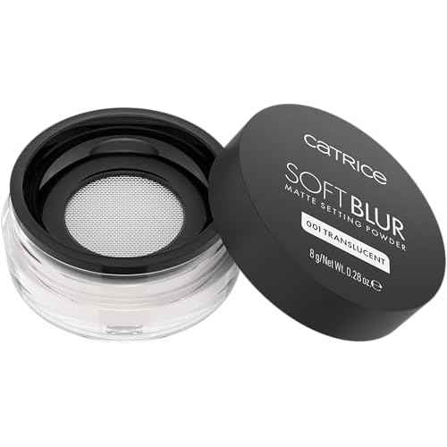 Catrice | Soft Blur Loose Setting Powder | Matte, Airbrushed Finish with Blurring Effect | Long-Wear, No Flashback | Vegan & Cruelty Free (001 | Translucent)
